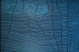Kombination, Acryl und Kunstfasergips auf Holz, 71 x 101 cm, 2003